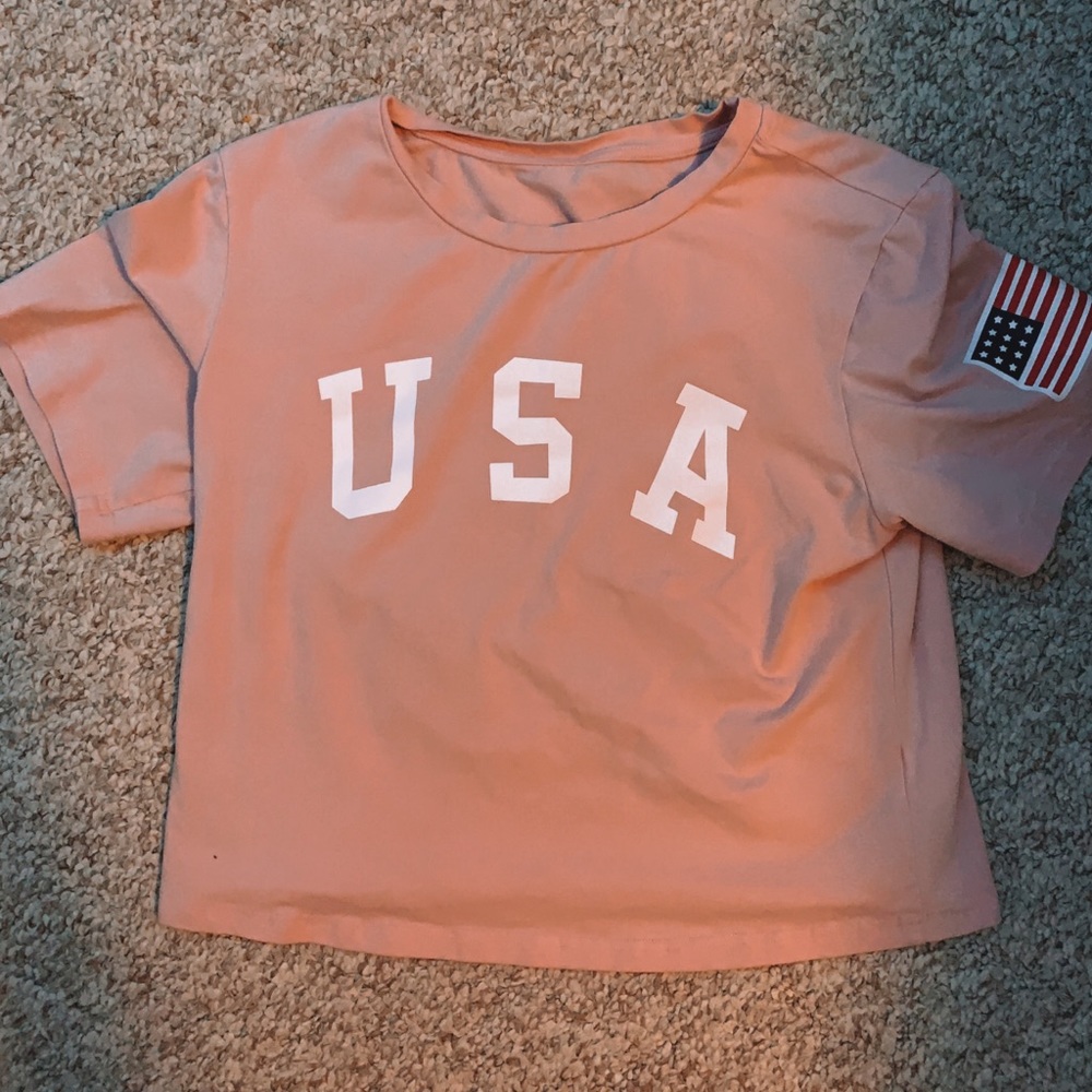 Pink USA T-Shirt